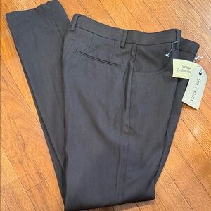 Stitch Note Men's Charcoal dress trousers.